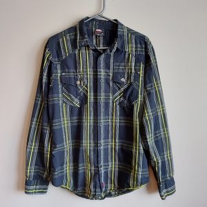 NO FEAR ♡ Mens Button-up Shirt